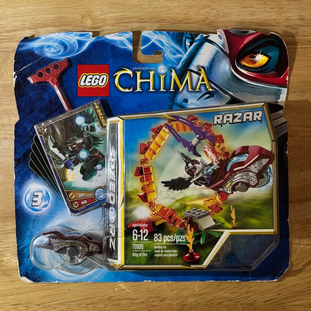 LEGO Legends of Chima 70100 Ring of Fire Razar Speedorz Raven Tribe Set NIB